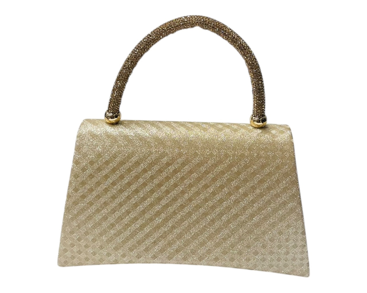 Diamante Glitter Clutch Tote Bag