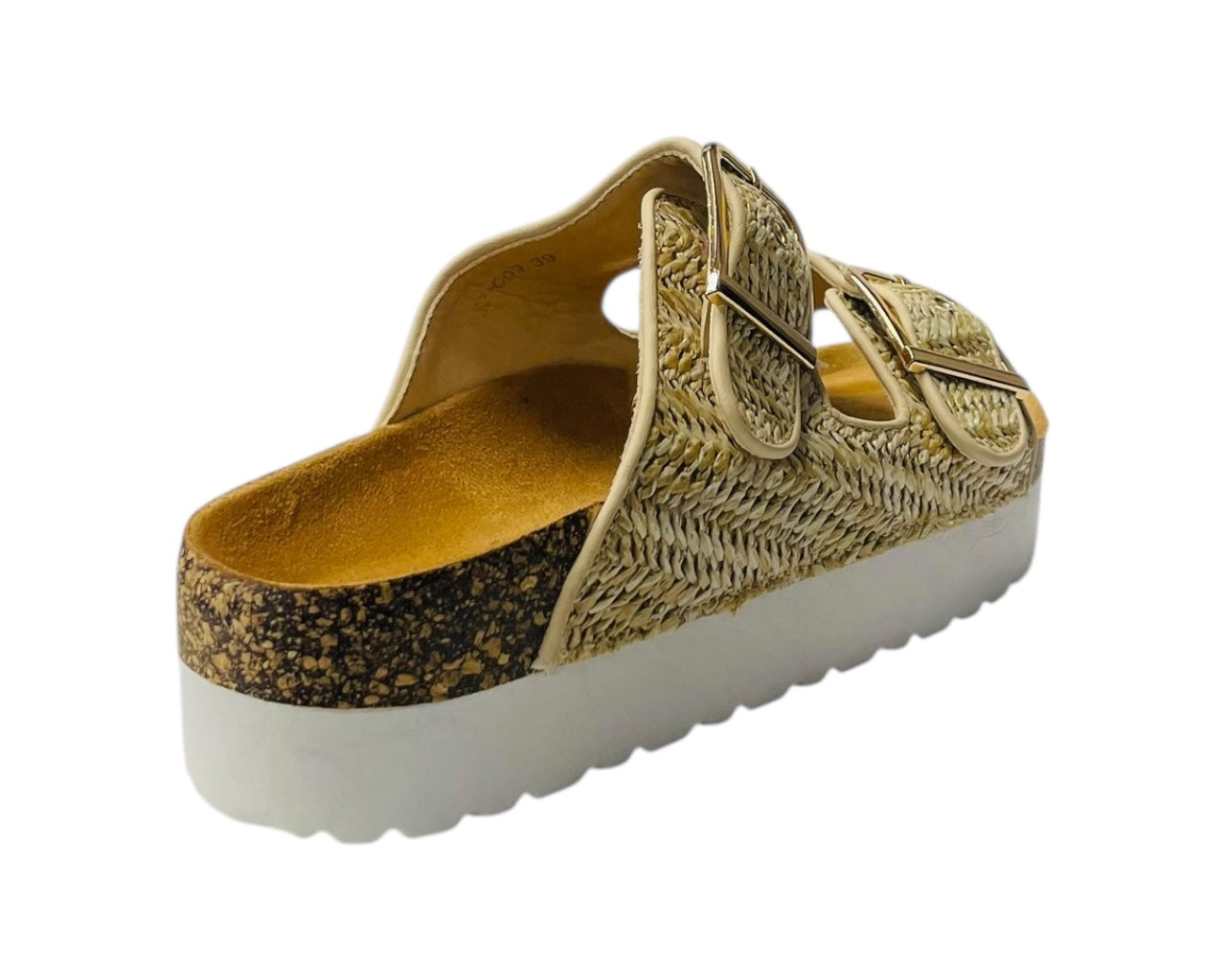 Buckle Strap Flatform Sandals
