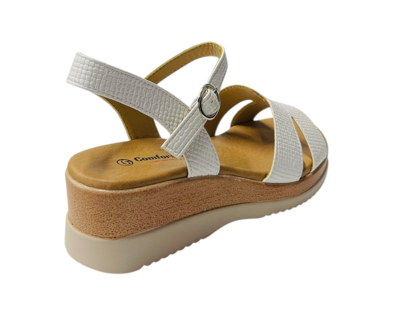 Padded Insole Ankle Strap Wedge Sandals
