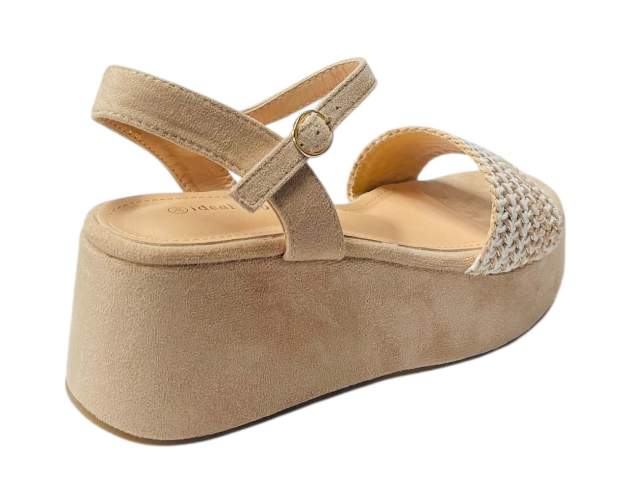 Ankle Strap Platform Wedge Padded Sandals