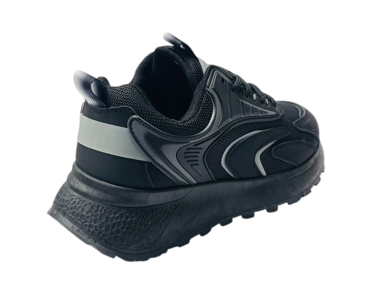 Chunky Sole Mesh Lace Up Trainers