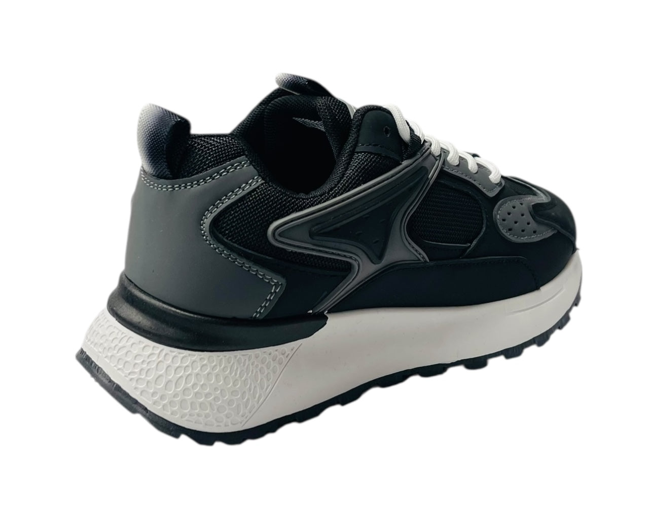 Chunky Sole Mesh Lace Up Trainers
