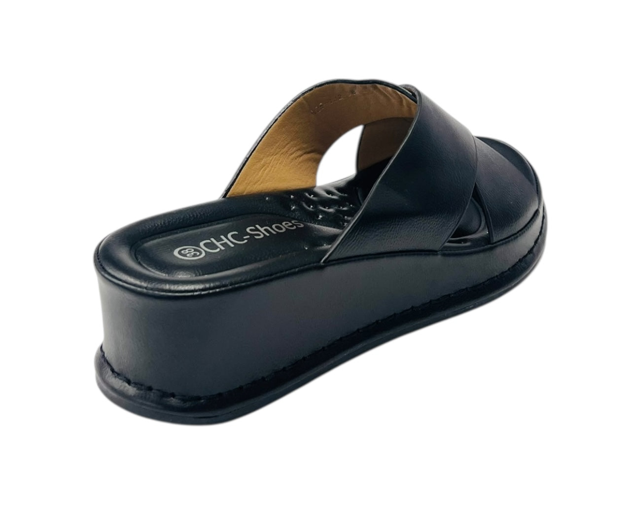 Lightweight Cross Strap Wedge Sandals