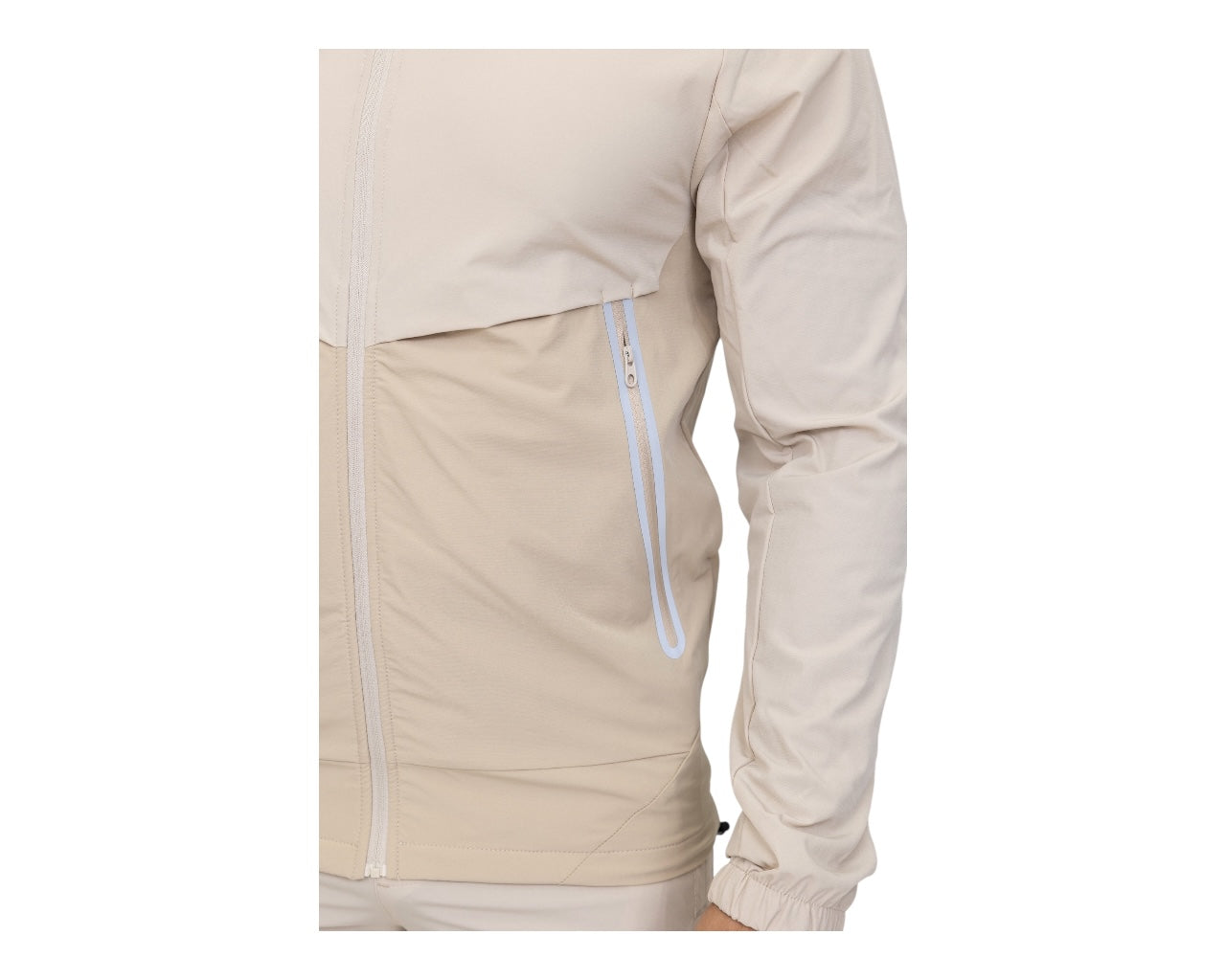 Colour Block Hooded Tech Tracksuit