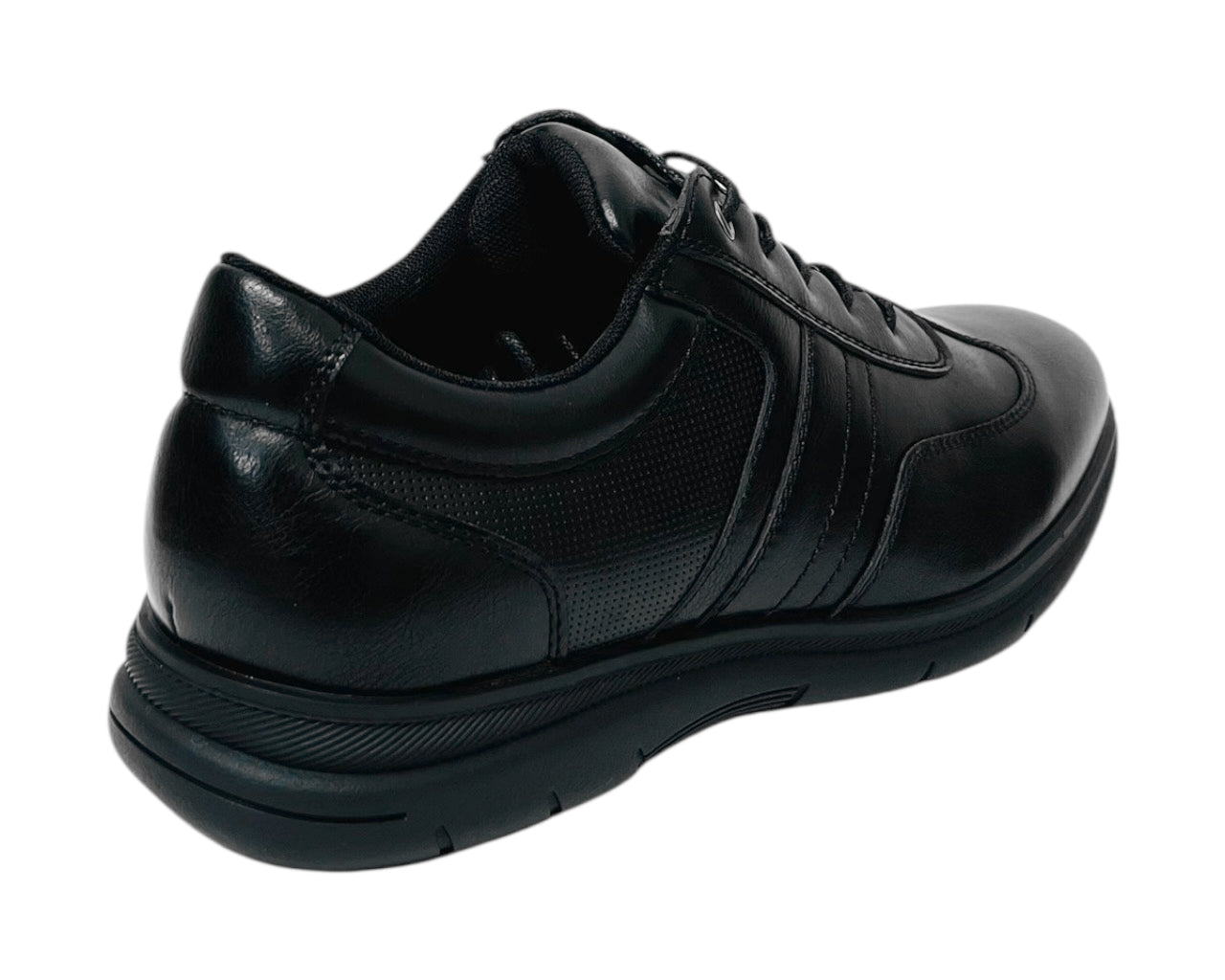 Casual Lace Up Faux Leather Shoes