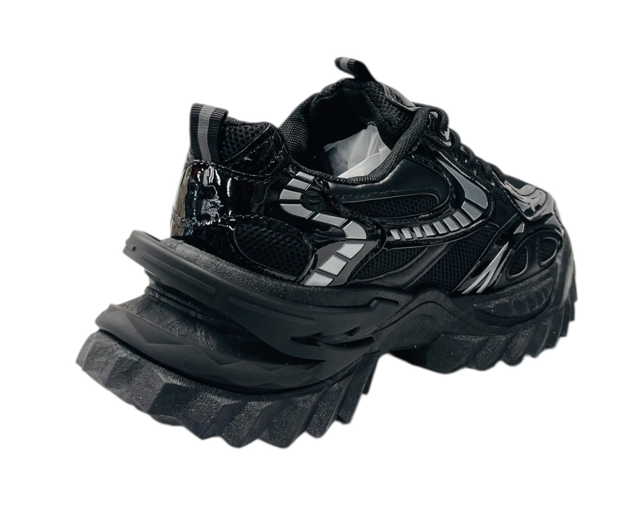 Chunky Sole Lace Up Mesh Sports Trainers