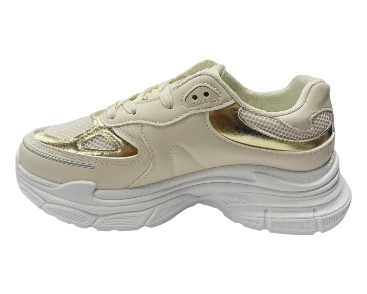 Chunky Sole Lace Up Trainers