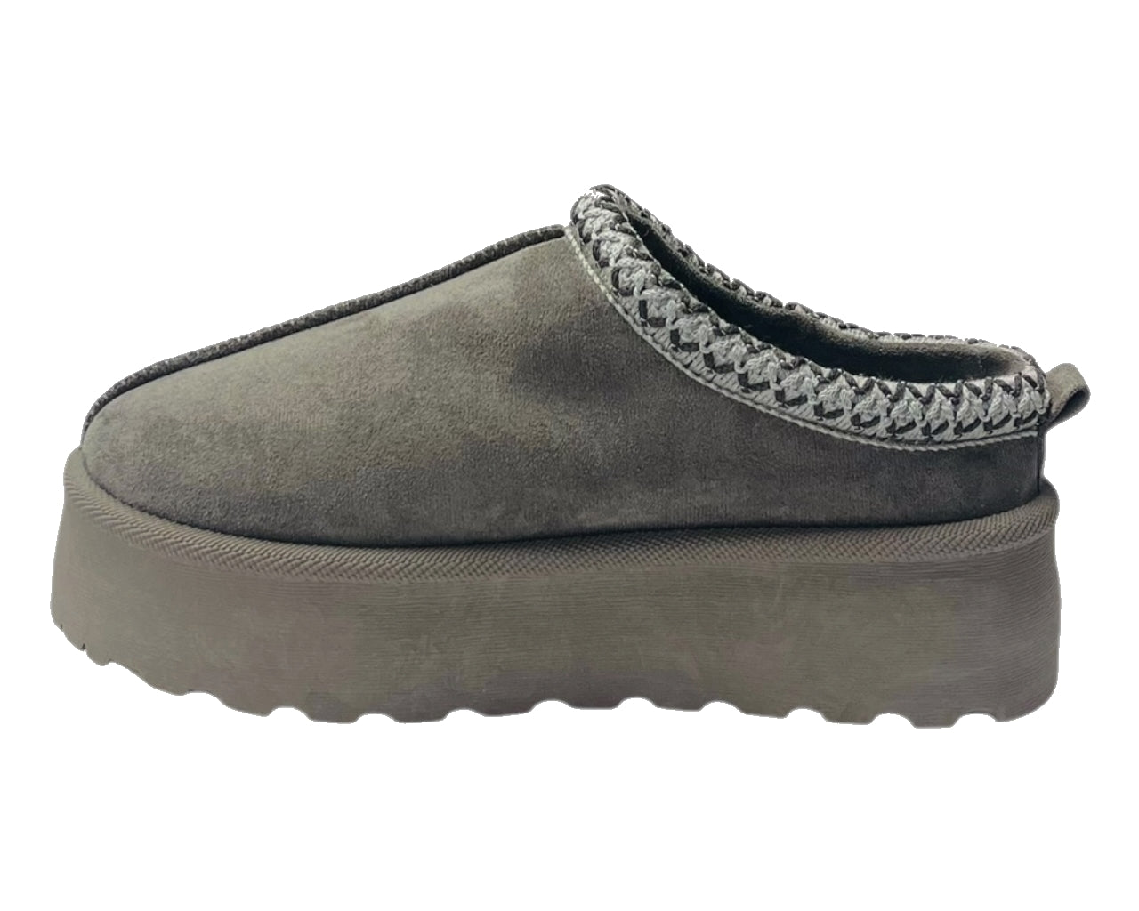 Faux Fur Lined Aztec Platform Shoes