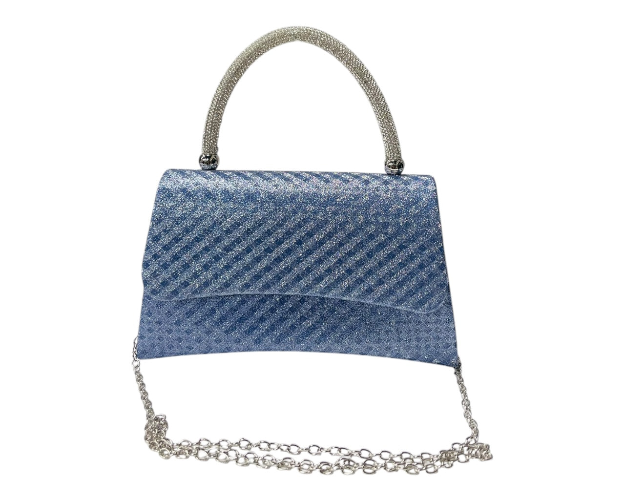 Diamante Glitter Clutch Tote Bag