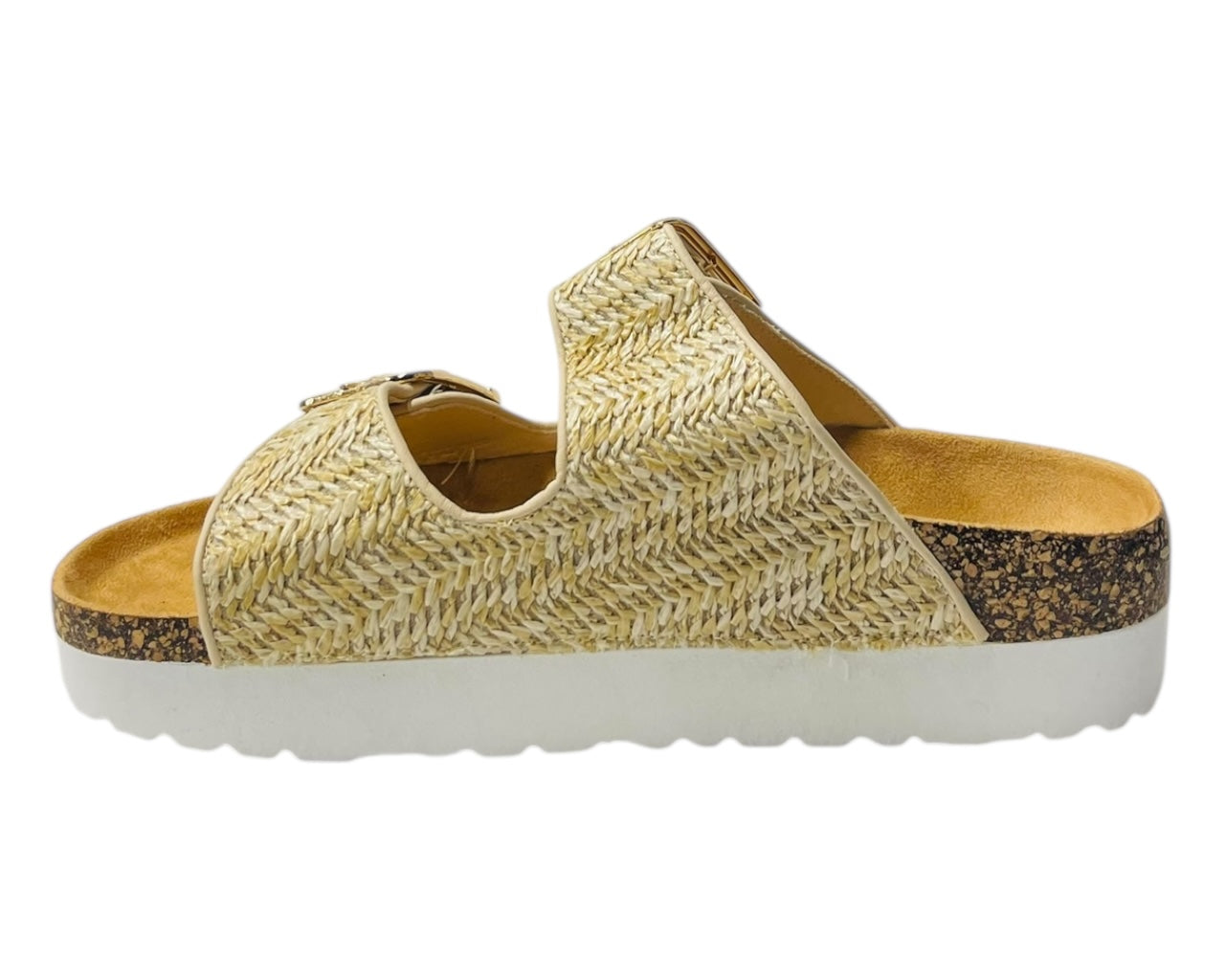 Buckle Strap Flatform Sandals