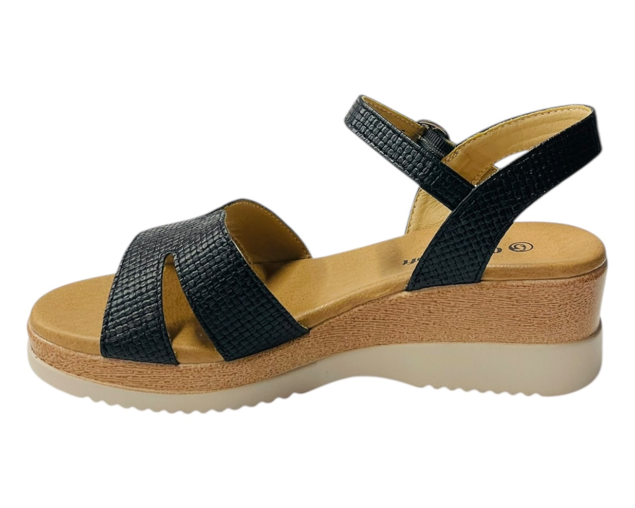 Padded Insole Ankle Strap Wedge Sandals