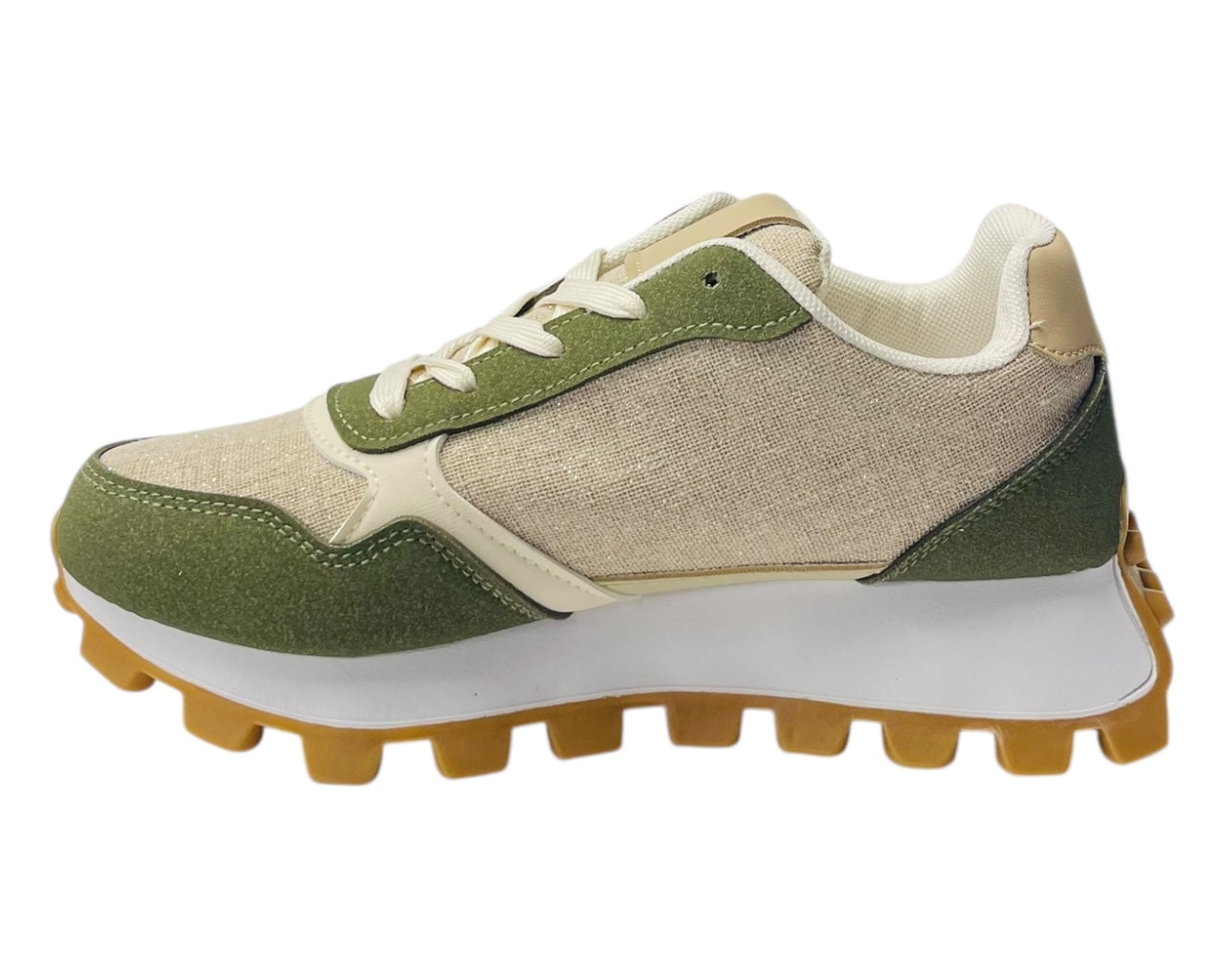 Chunky Sole Lace Up Sports Trainers