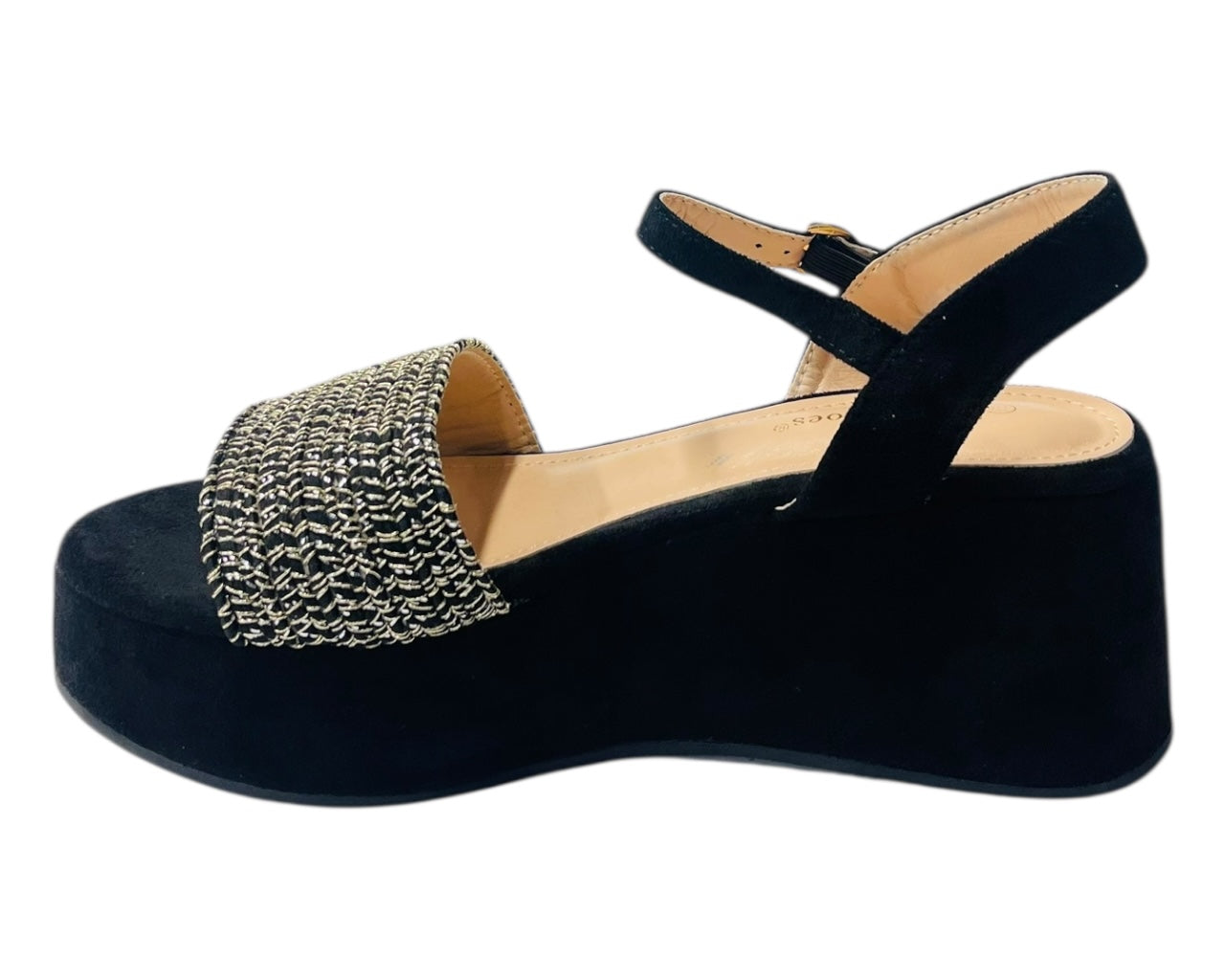 Ankle Strap Platform Wedge Padded Sandals