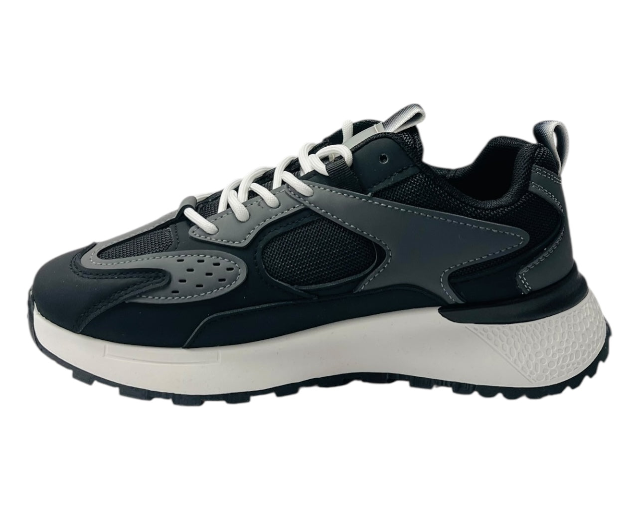 Chunky Sole Mesh Lace Up Trainers