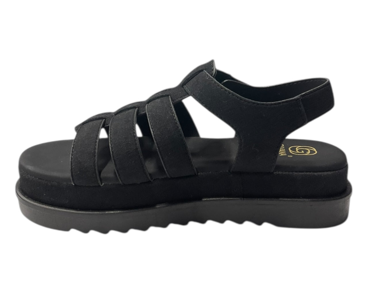 Platform Padded Strappy Sandals