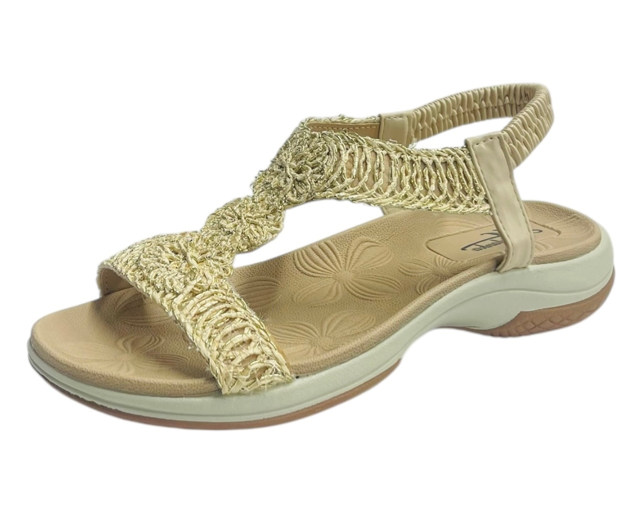 Elastic Ankle Strap Comfy Sandals