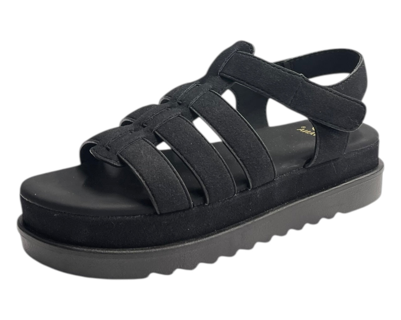 Platform Padded Strappy Sandals
