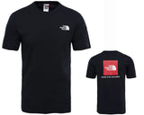 The North Face T92TX2JK3 Crew Neck Red Box T-Shirt Black