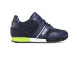 Hugo Boss Junior J29225 849 Lace Up Trainers Navy