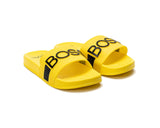 Hugo Boss Kids J29246 553 Logo Sliders Yellow