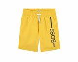 Hugo Boss Kid's J24682 553 Swim Shorts Yellow