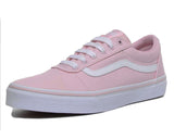 Vans Ward VN0A3TFWVUZ1 Canvas Lace Up Trainers Pink