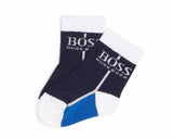 Hugo Boss Baby's J00093 787 Two Pair Pack Socks Navy Blue
