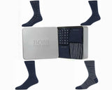 Hugo Boss 4 Pack Socks Gift Set Blue