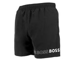 Hugo Boss Dolphin 50469590 Logo Swim Shorts Black