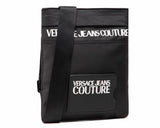 Versace Jeans Couture 72YA4B9I Nylon Logo Messenger Bag Black