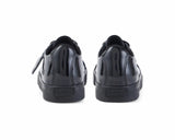 Kickers Kid's Tovni Lacer Patent Leather JF 115960 Shoes Black