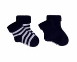 Hugo Boss Baby's J90168 Two Pair Pack Socks Navy Blue