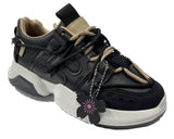 Women's 9183 Casual Lace Up Trainers