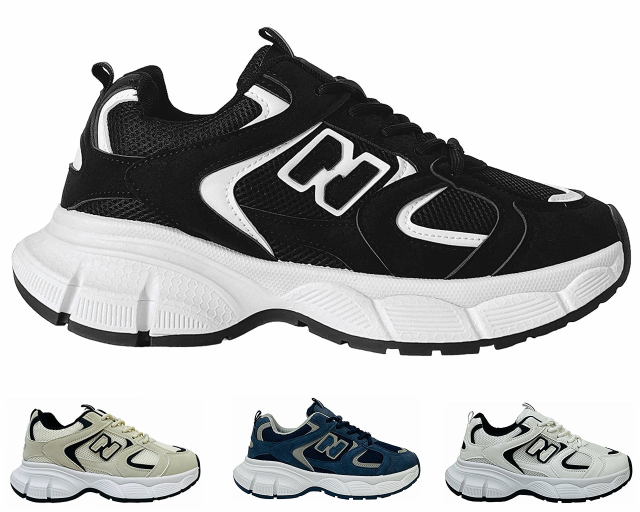 Casual Chunky Sole Lace Up Trainers