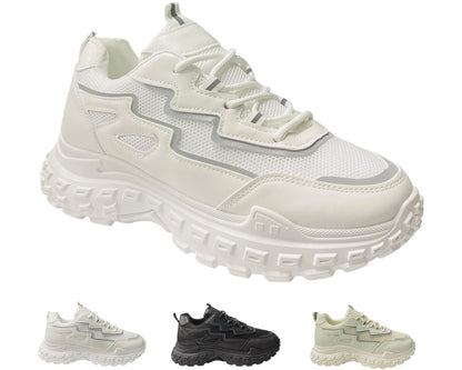 Casual Chunky Sole Lace Up Trainers