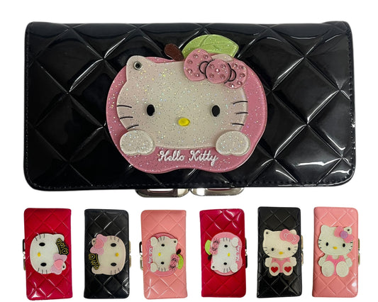 Hello Kitty Card Slots Coin Mirror Wallet
