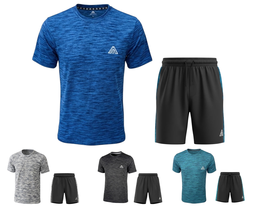 Mountain Views Performance Matching T-Shirt Shorts Set