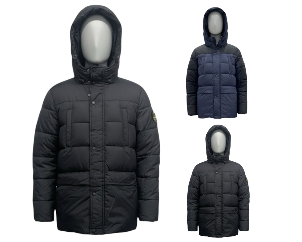 Padded Full Zip Hooded Puffer Jacket