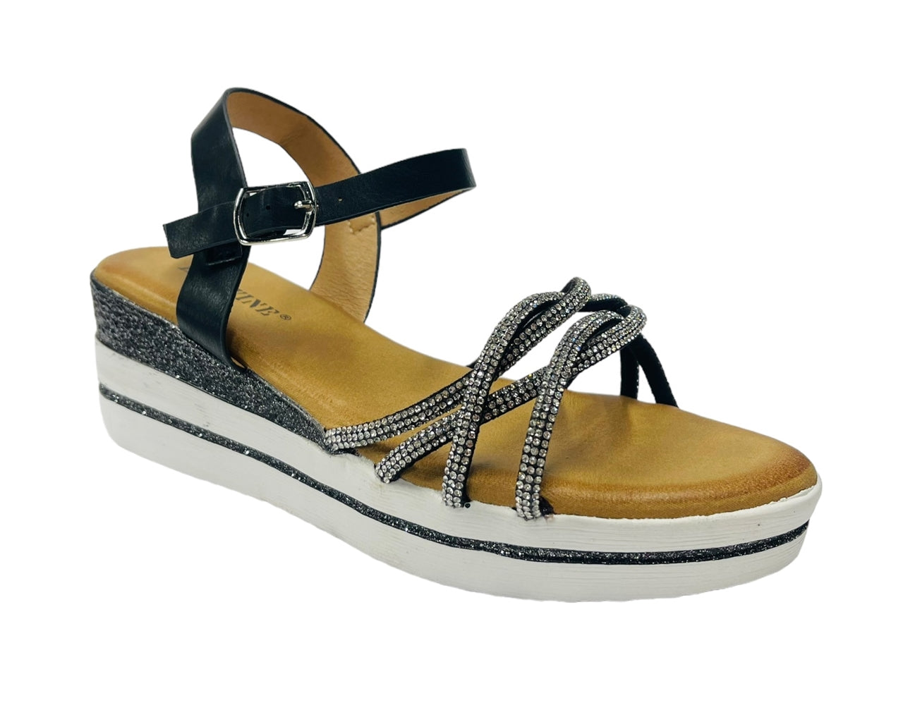 Ankle Strap Wedge Heel Sandals