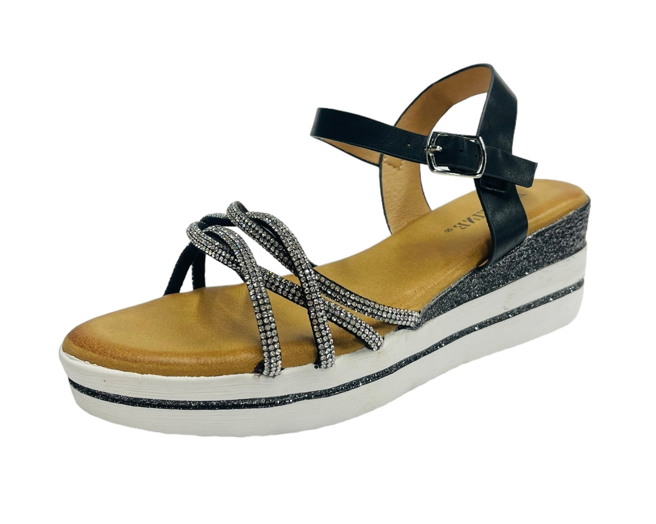 Ankle Strap Wedge Heel Sandals