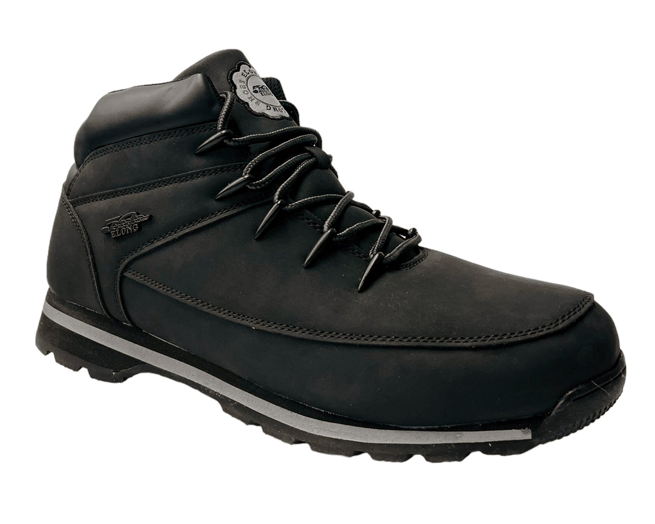 Faux Leather Lace Up Hiking Boots