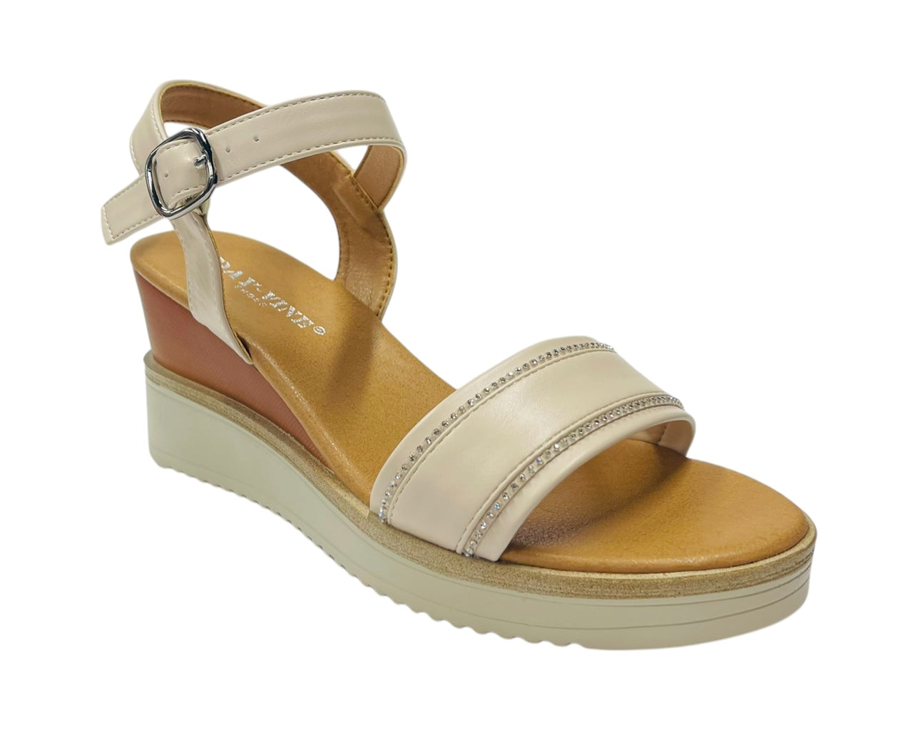 Women's Light Weight Wedge Heel Ankle Strap Sandals