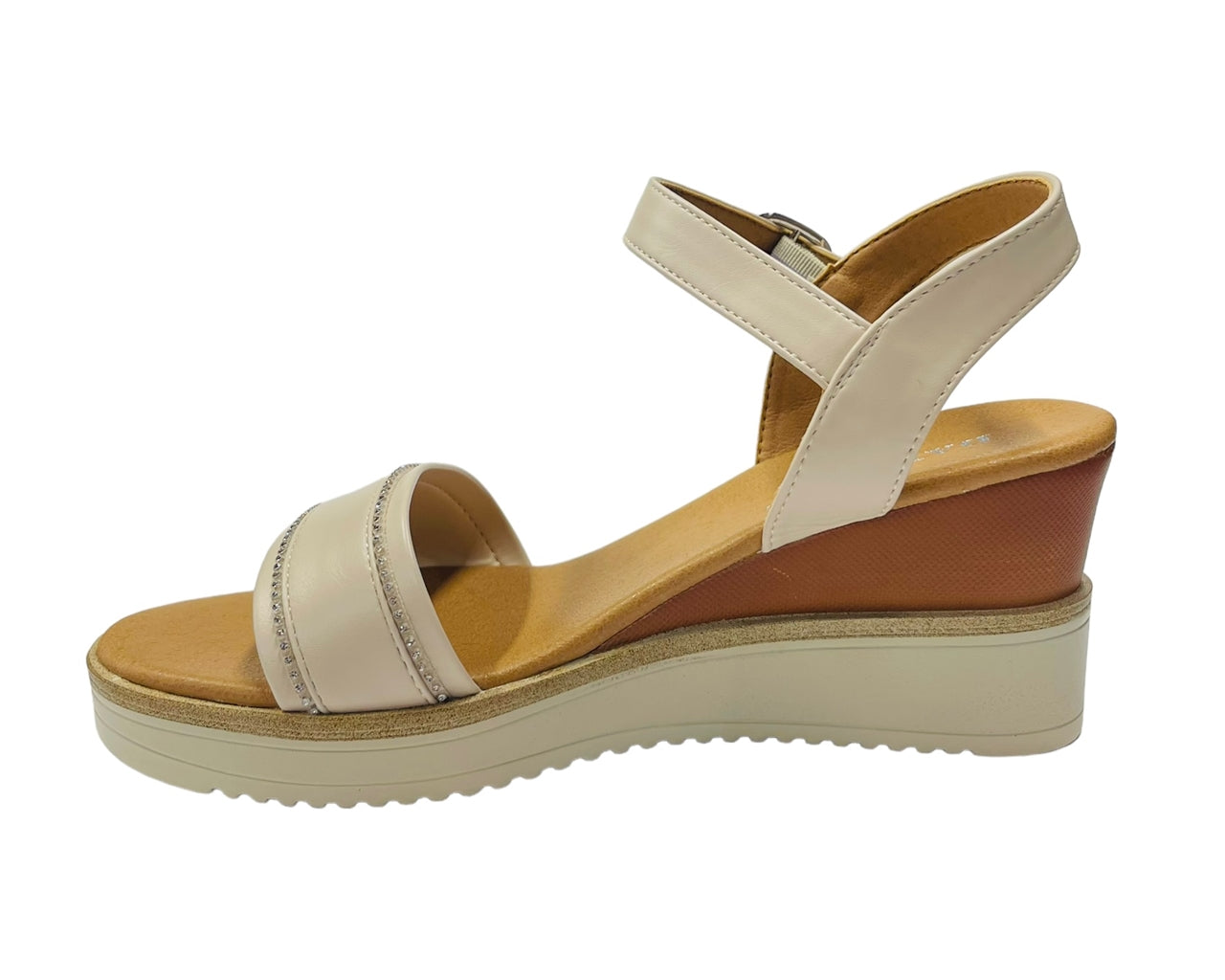 Women's Light Weight Wedge Heel Ankle Strap Sandals
