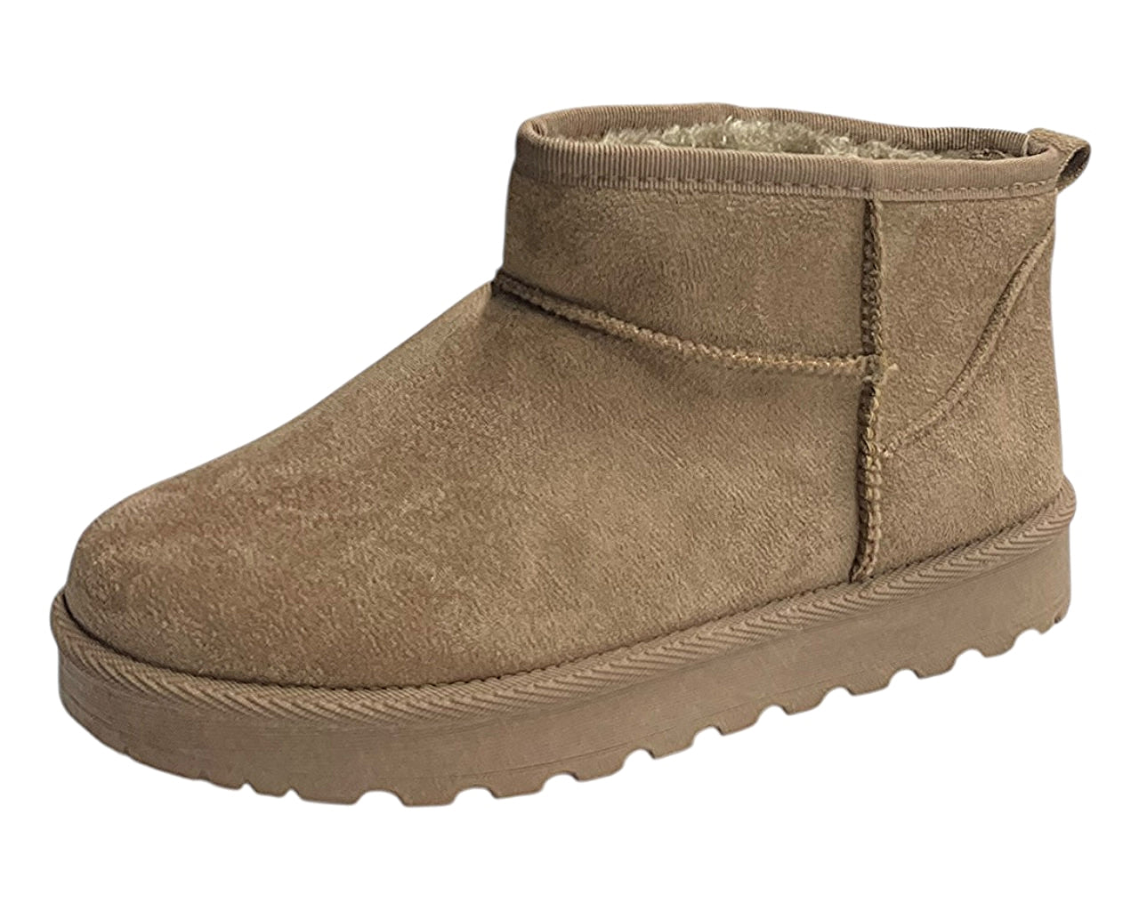 Faux Fur Lining Mini Ankle Boots