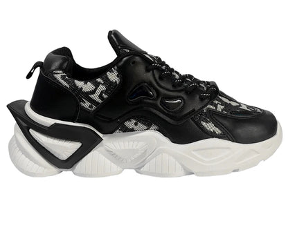 Chunky Sole Comfy Lace Up Trainers