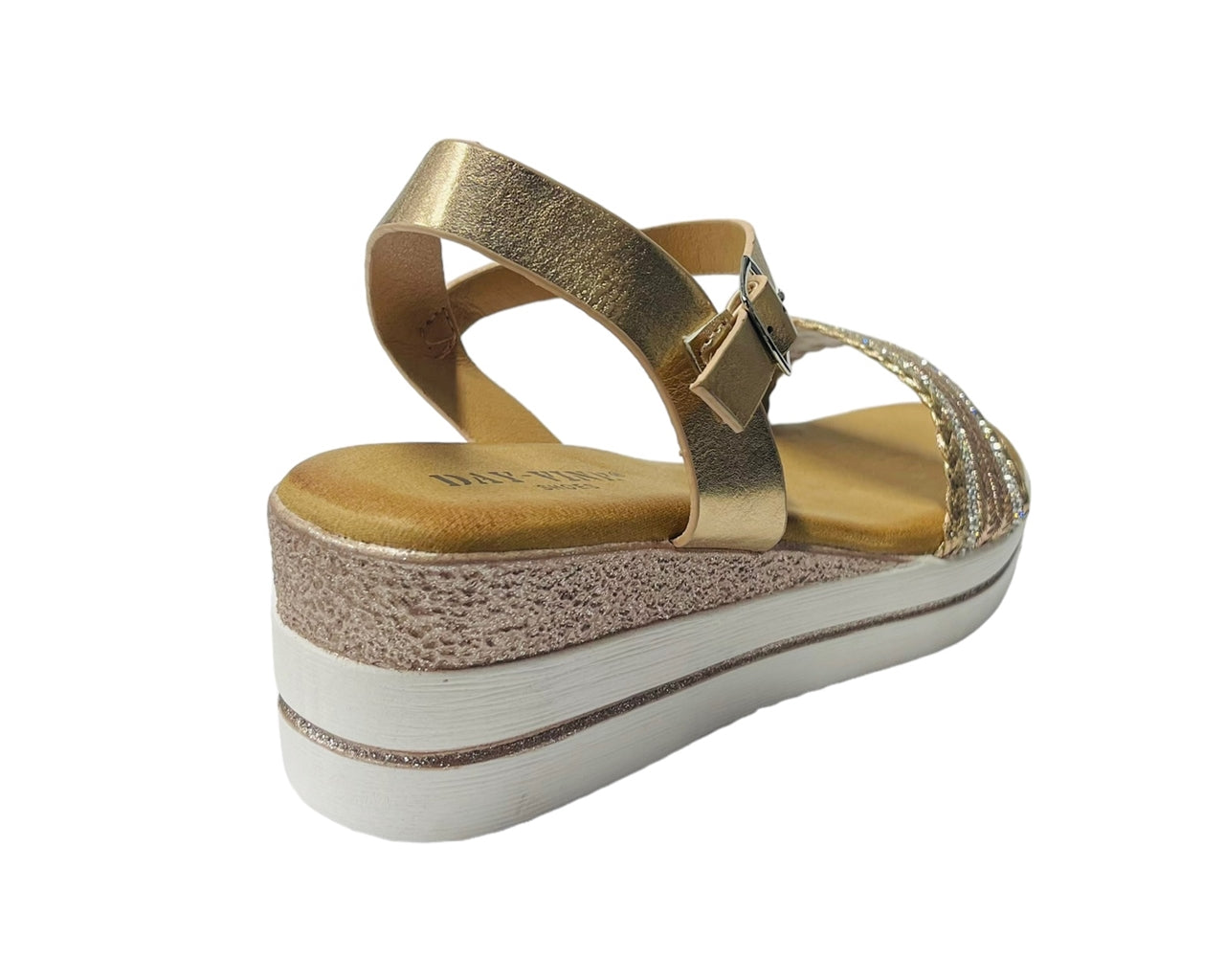 Wedge Heel Ankle Strap Sandals