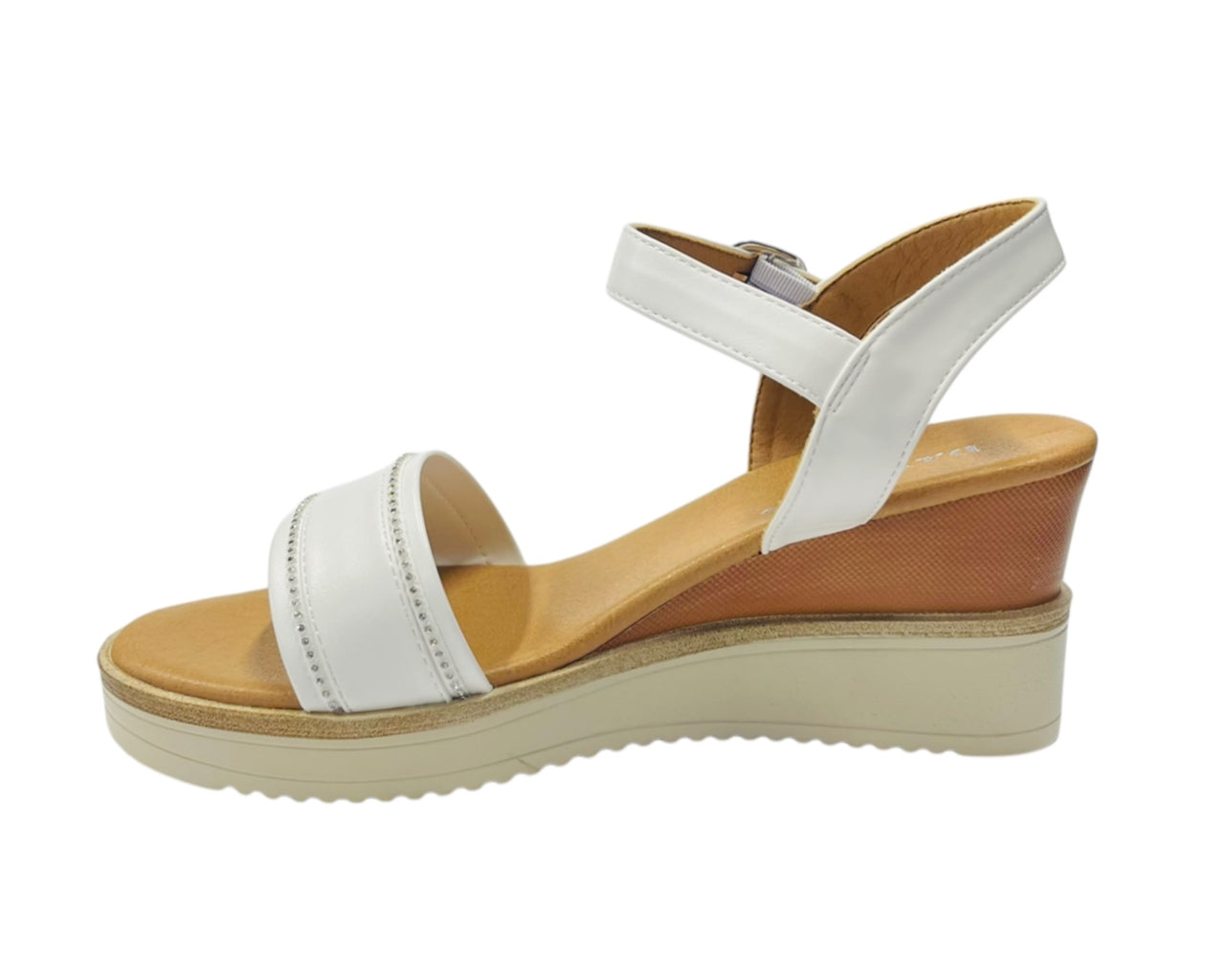 Women's Light Weight Wedge Heel Ankle Strap Sandals