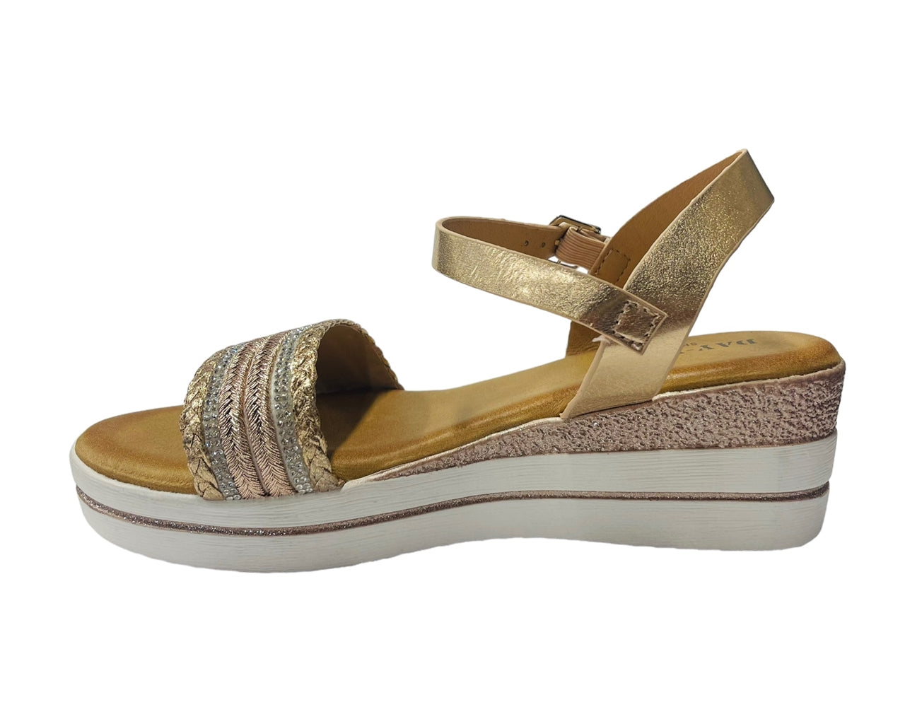 Wedge Heel Ankle Strap Sandals