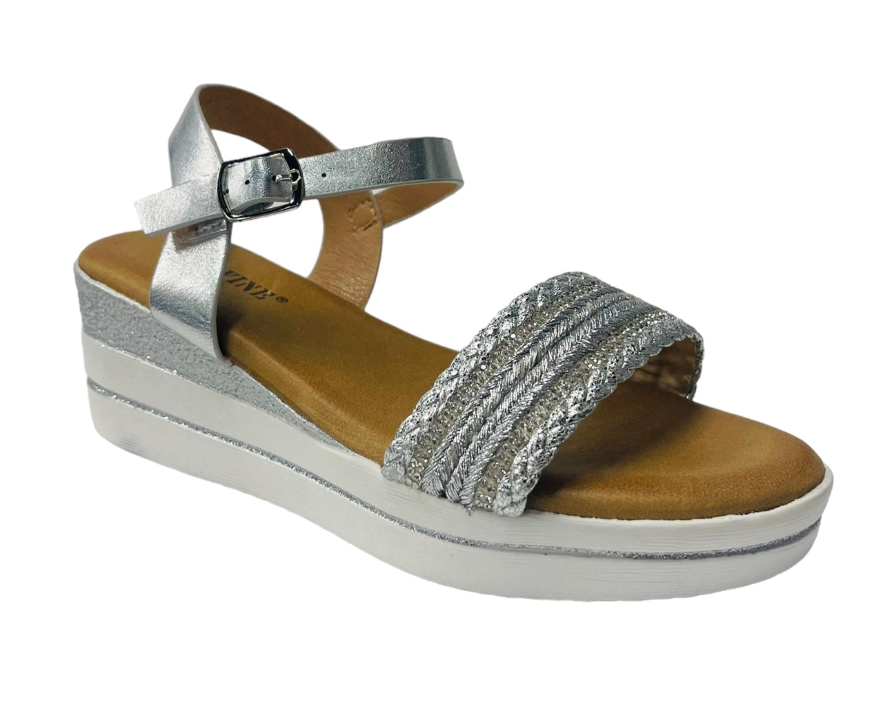 Wedge Heel Ankle Strap Sandals