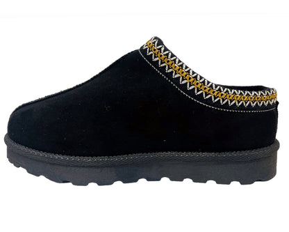 Faux Suede Aztec Flat Sole Shoes